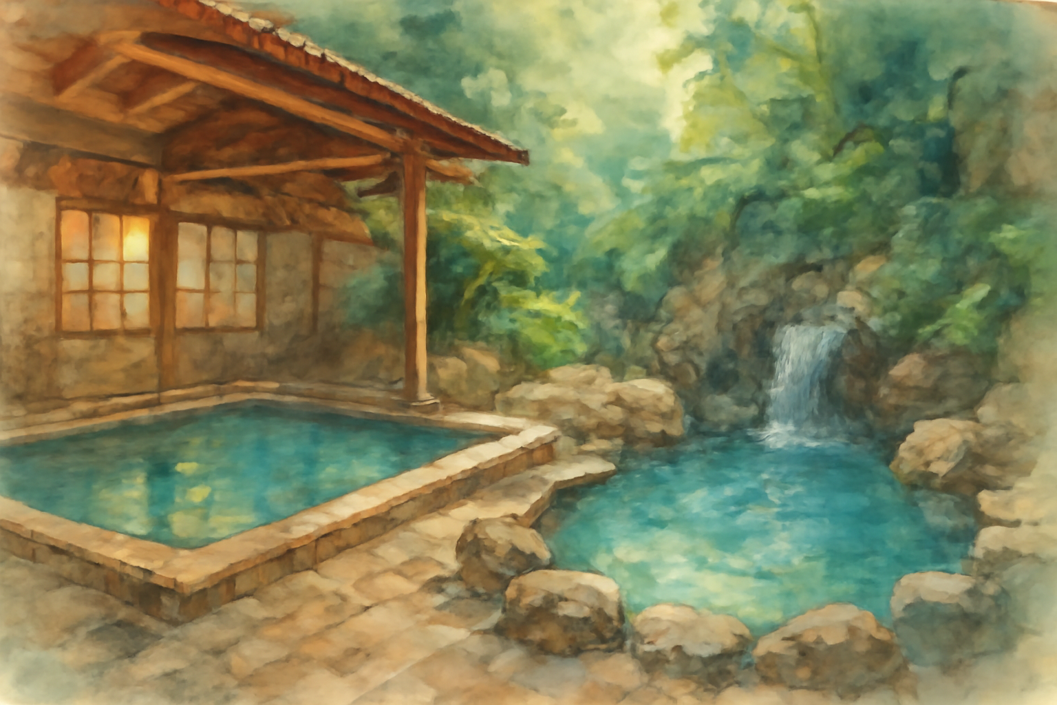 吉池旅館の男湯を徹底解説！ジャングル風呂や洞窟風呂の魅力とは？