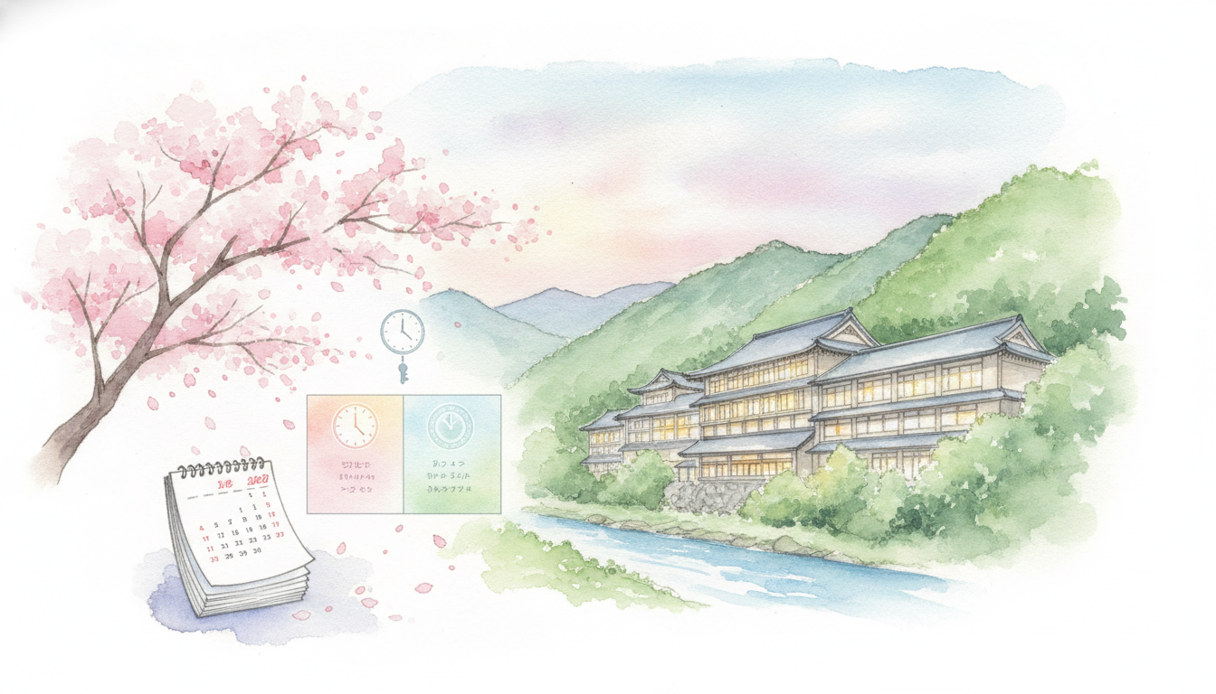 結論:予約開始時期はプランごとに異なります