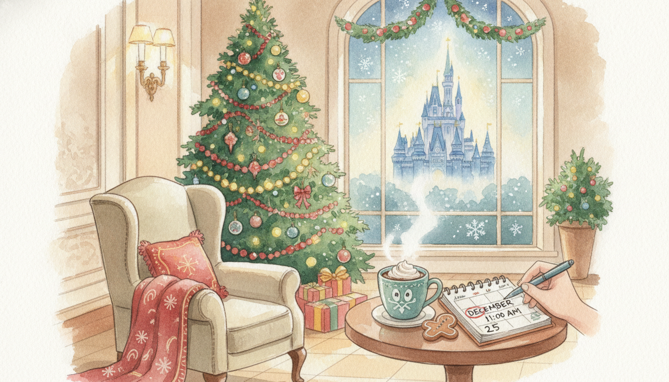 クリスマスのディズニーホテル予約は宿泊日の4ヶ月前同日11時から