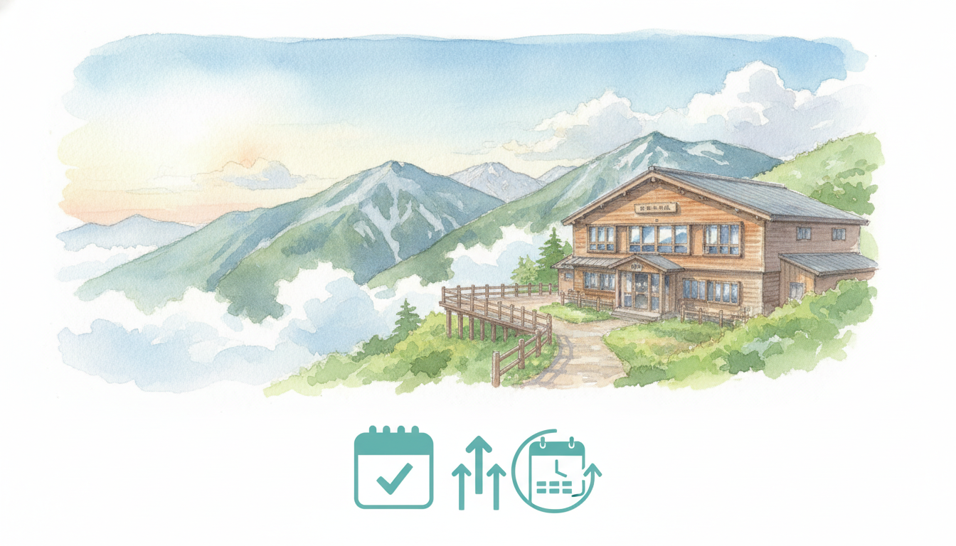 立山高原ホテルの予約はいつから開始される?