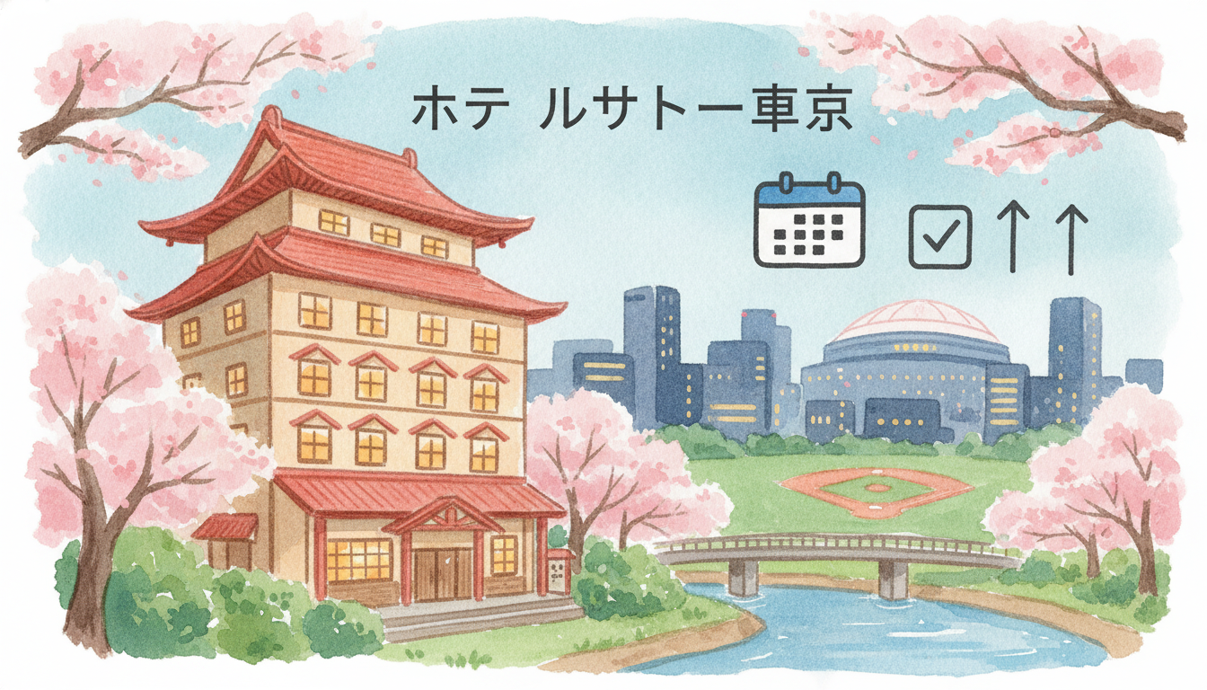 ホテルサトー東京の予約開始時期について