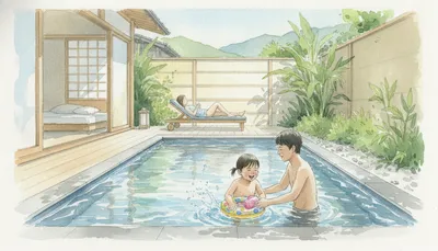 プライベートプール付きホテルを子連れで満喫！東海のおすすめ宿10選！